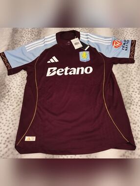 **ADIDAS** NWT Aston Villa FC (25/26) "HOME" Authentic Jersey...